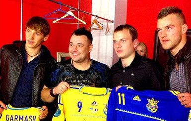 Лидеры сборной Украины побывали на концерте группы 