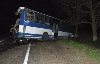 На Николаевщине столкнулись два автобуса и 