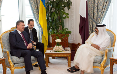 С эмиром Катара Янукович договаривался о дешевом газе 