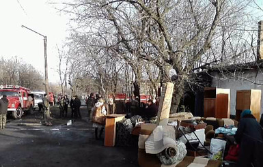Пожар в Луганской области оставил без крова 12 семей