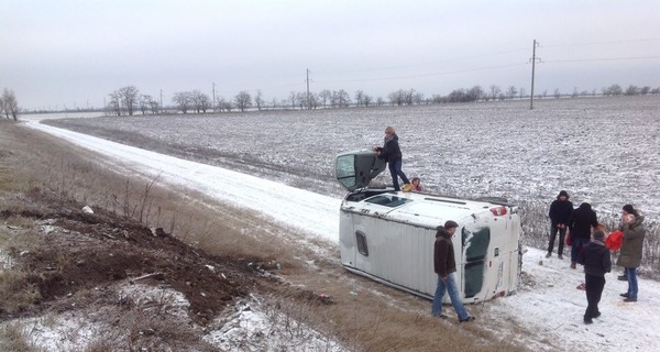 Под Донецком  разбилась группа 