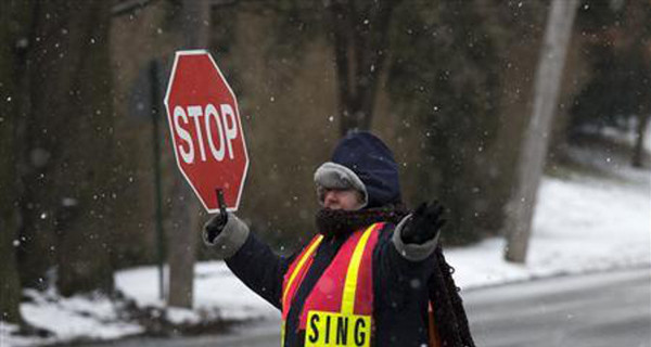 В США в результате мощной снежной бури погибли два человека
