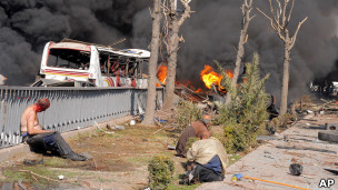 В Дамаске мощный взрыв убил 53 человека