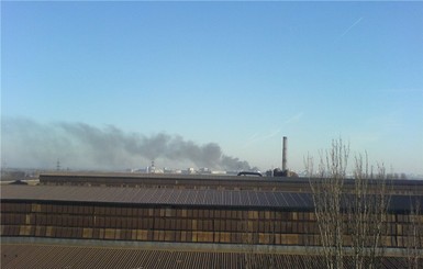 В Днепропетровске горят склады секонд-хенда 
