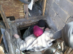 В Павлограде пенсионерка стала заложницей подвала