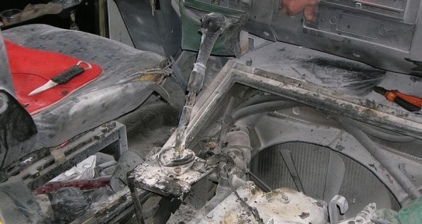 В Луцке загорелась маршрутка