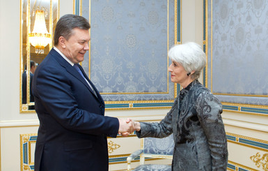 Янукович и Шерман обсудили 