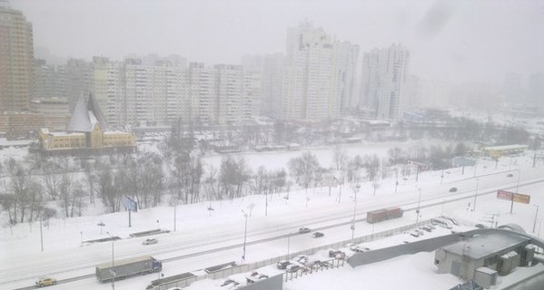 Киевляне о снегопаде: 