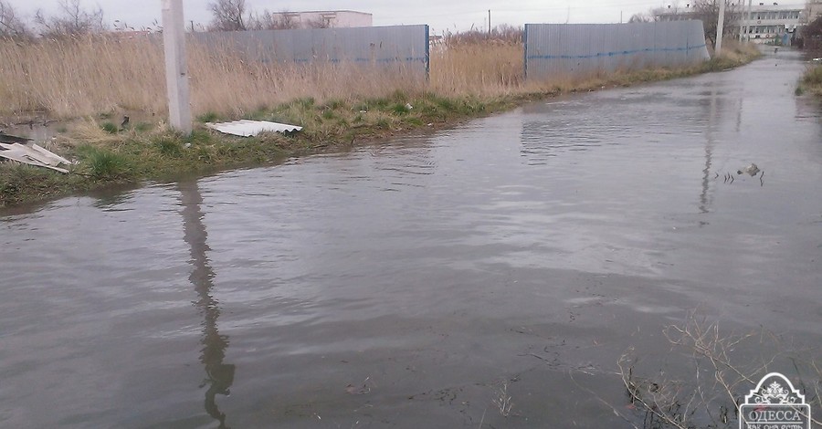 В Одесской области во время шторма затопило дома