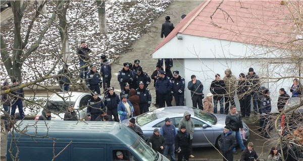 В Одессе на митинге обстреляли предпринимателей