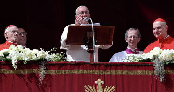 Папа Римский Франциск поздравил католиков с Пасхой 