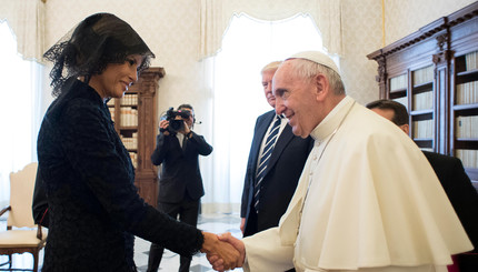 Встреча Папы Римского с Трампом