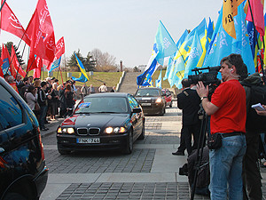 В Киеве встретили эстафету памяти