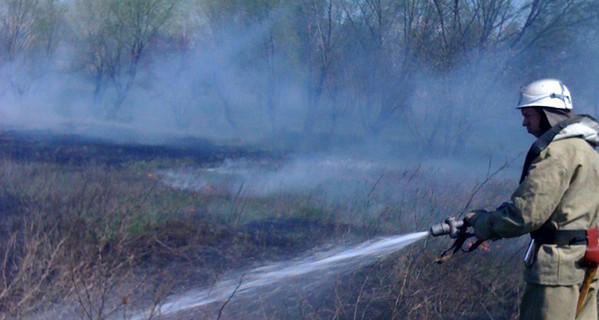 Из-за сжигания травы на Полтавщине пенсионерка попала в реанимацию, и чуть не вспыхнула заправка