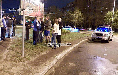 Киевского гаишника, сбившего пешехода на зебре, отстранили от работы