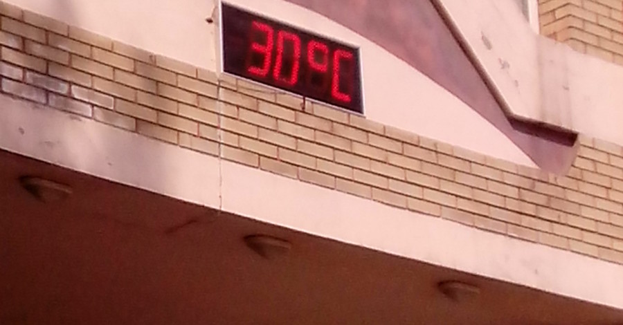 В Донецке зафиксировали рекордную жару