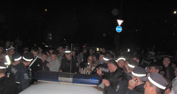 Киевляне устроили самосуд водителю 