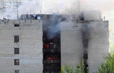 Общежитие на Салтовке могло загореться  из-за брошенного окурка