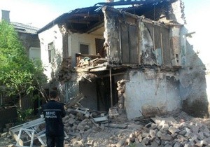 В Харькове рухнул жилой дом почти столетней давности
