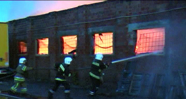 Крупный пожар в Полтаве: сгорел склад с товарами