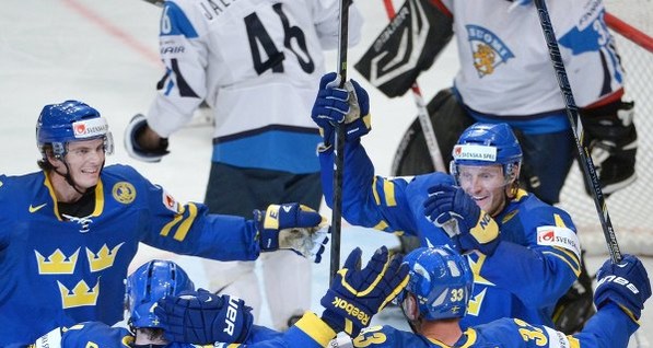 Шведы обыграли финнов в чемпионате мира по хоккею 