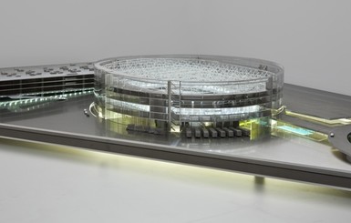 В Киеве презентовали спортивную арену к Евробаскету-2015.