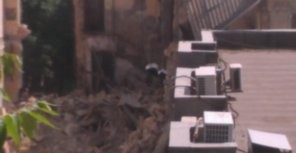 Рядом с обвалившимся домом в Одессе рухнула часть соседнего