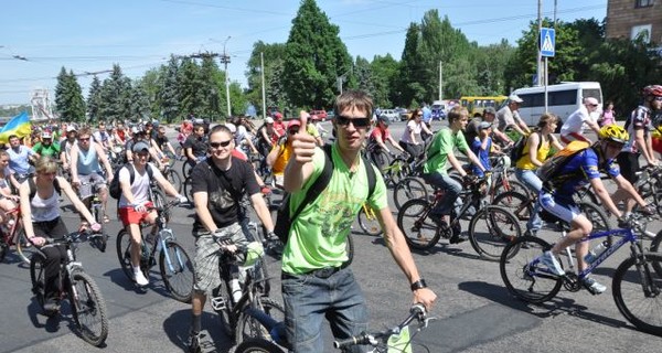 В воскресенье на велопробег в Запорожье съедутся более двух тысяч человек