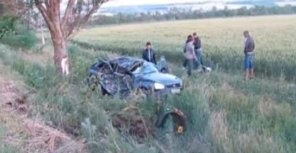В аварии под Днепропетровском насмерть разбились девушка и два парня