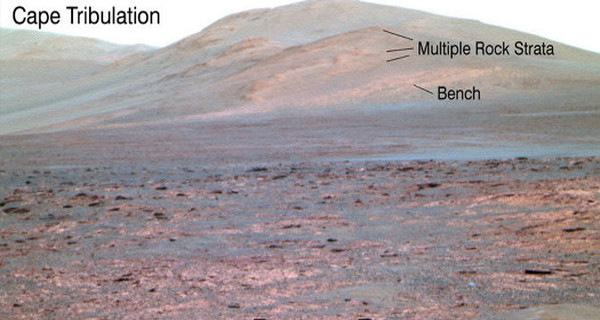 Марсоход Opportunity обнаружил на Марсе признаки жизни