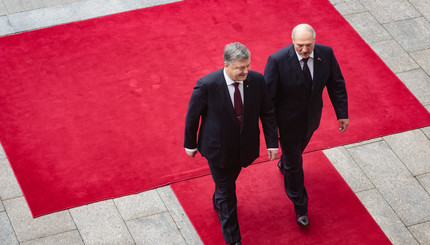 Встреча президента Петра Порошенко с президентом Беларуси Александром Лукашенко