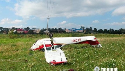 В Прикарпатье упал самолет
