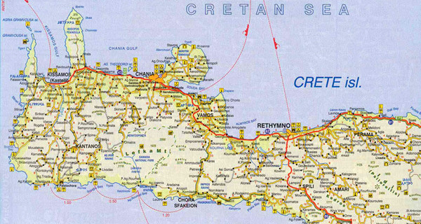 У побережья острова Крит произошло землетрясение