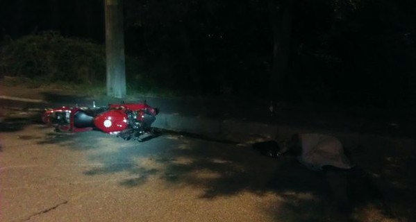 В Одессе разбился байкер