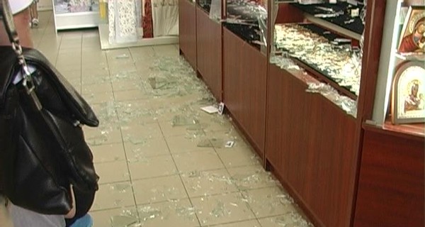 Грабители киевской ювелирки знали, что в магазине отсутствует сигнализация