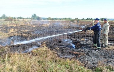 На Черниговщине горят торфяники