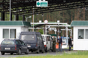 На украинско-белорусской границе – огромная пробка