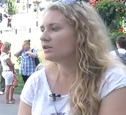 Девушка, пострадавшая от рук милиционера в Киеве, рассказала об инциденте