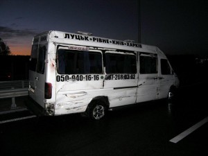 На Житомирщине попал в аварию рейсовый автобус