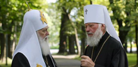 Годовщина крещения Руси: Митрополит Владимир и Патриарх Филарет 