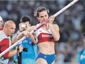 Мировая рекордсменка Елена Исинбаева: 