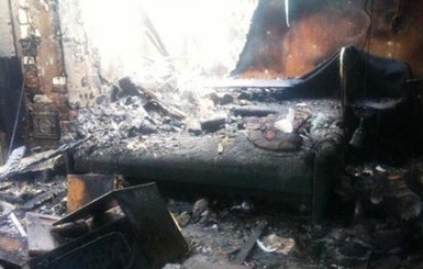 На Житомирщине мать забыла трехлетнего ребенка в горящем доме 