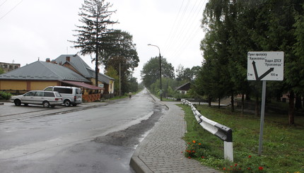 Приграничный поселок Краковц 