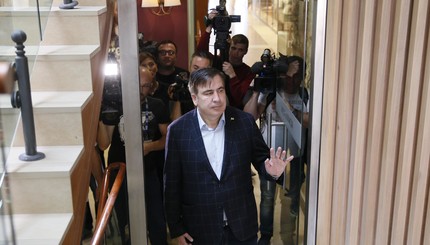 Михо Саакашвили выехал из гостинице в Польше и направляется на границу