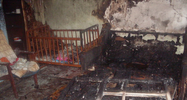На пожаре в Сумской области погибли два младенца