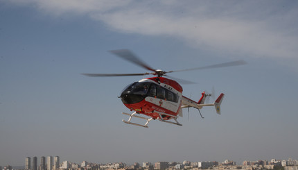 На крышу Института сердца впервые за 10 лет сел вертолет с пациентом