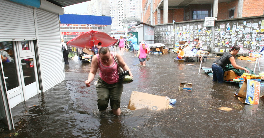 Ждет ли Киев потоп из-за дождей?