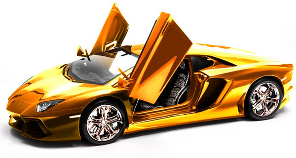 В Арабских Эмиратах продают самый дорогой в мире автомобиль, сделанный из золота и бриллиантов 