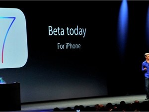 Огромный поток желающих скачать новую платформу iOS 7 от Apple 
