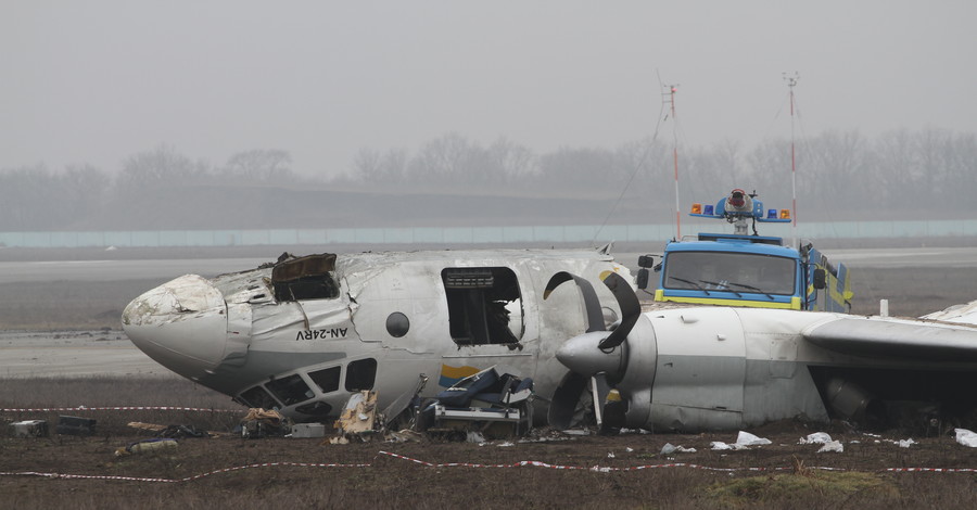 Пилота разбившегося в Донецке 